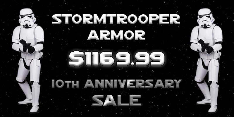 Star Wars Stormtrooper Armor 10th Anniversary SALE